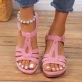Eliza™ | Sandalias de tacón ancho con hebilla ajustable