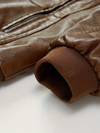 James™ | Cazadora bomber de polipiel con cremallera