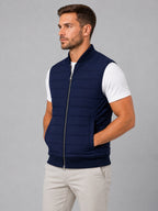 Miles™ | Chaleco acolchado de hombre con cuello alto y cremallera