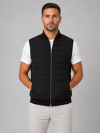 Miles™ | Chaleco acolchado de hombre con cuello alto y cremallera