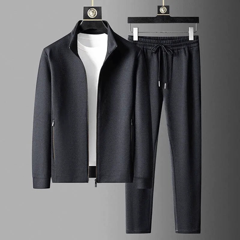 Luke™ | Chándal con chaqueta de cremallera y cuello mao