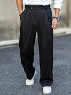 Philip™ | Pantalón de pinzas holgado de hombre con doble botón