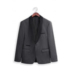 Tyler™ | Traje de novio de dos piezas con solapa satinada