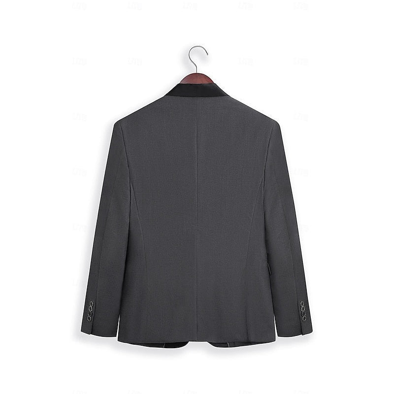 Tyler™ | Traje de novio de dos piezas con solapa satinada