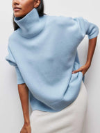 Madison™ | Jersey de cuello alto oversize de punto