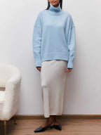Madison™ | Jersey de cuello alto oversize de punto