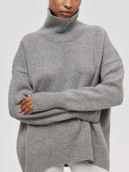 Madison™ | Jersey de cuello alto oversize de punto