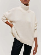 Madison™ | Jersey de cuello alto oversize de punto