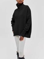 Madison™ | Jersey de cuello alto oversize de punto