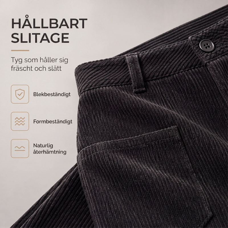 Pantalón ancho casual de mujer de corte holgado con bolsillos