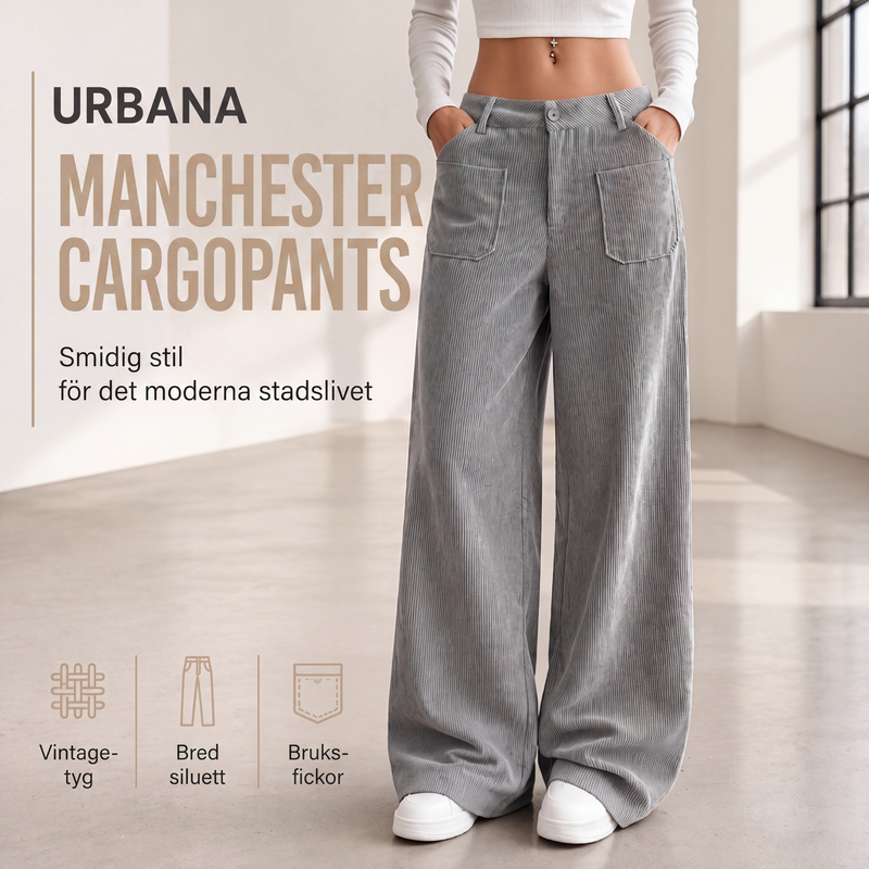 Pantalón ancho casual de mujer de corte holgado