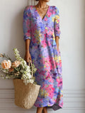 Floral rosa multicolor