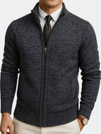 Maxwell™ | Cárdigan de punto con cremallera y cuello alto