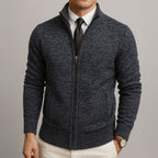 Maxwell™ | Cárdigan de punto con cremallera y cuello alto