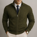 Maxwell™ | Cárdigan de punto con cremallera y cuello alto