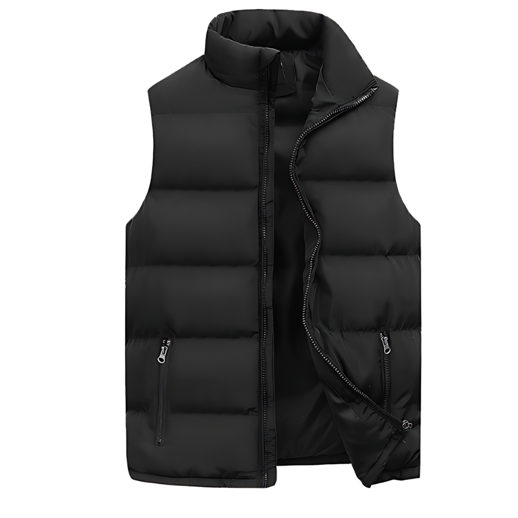 Leo™ | Chaleco acolchado con cuello alto y cremallera