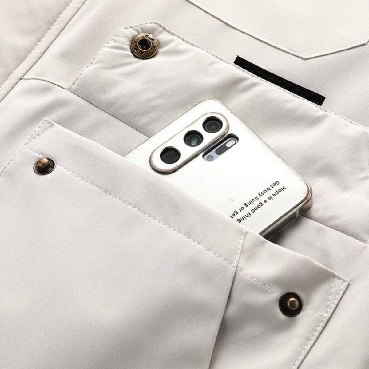 Colin™ | Chubasquero impermeable con capucha y multibolsillos