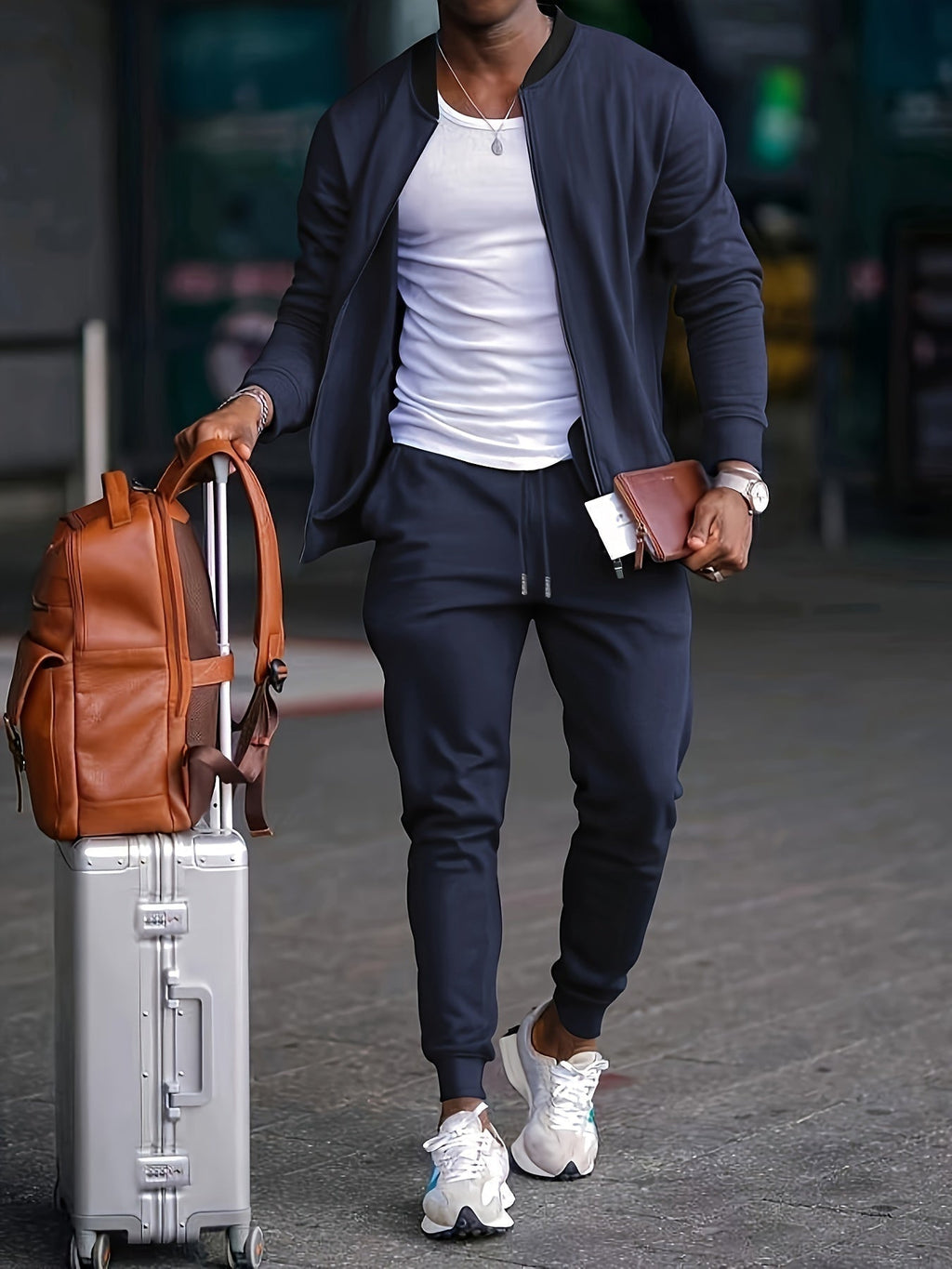 Isaac™ | Chándal con chaqueta de cremallera y jogger