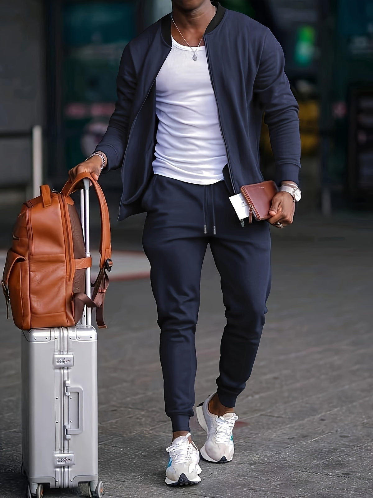 Isaac™ | Chándal con chaqueta de cremallera y jogger