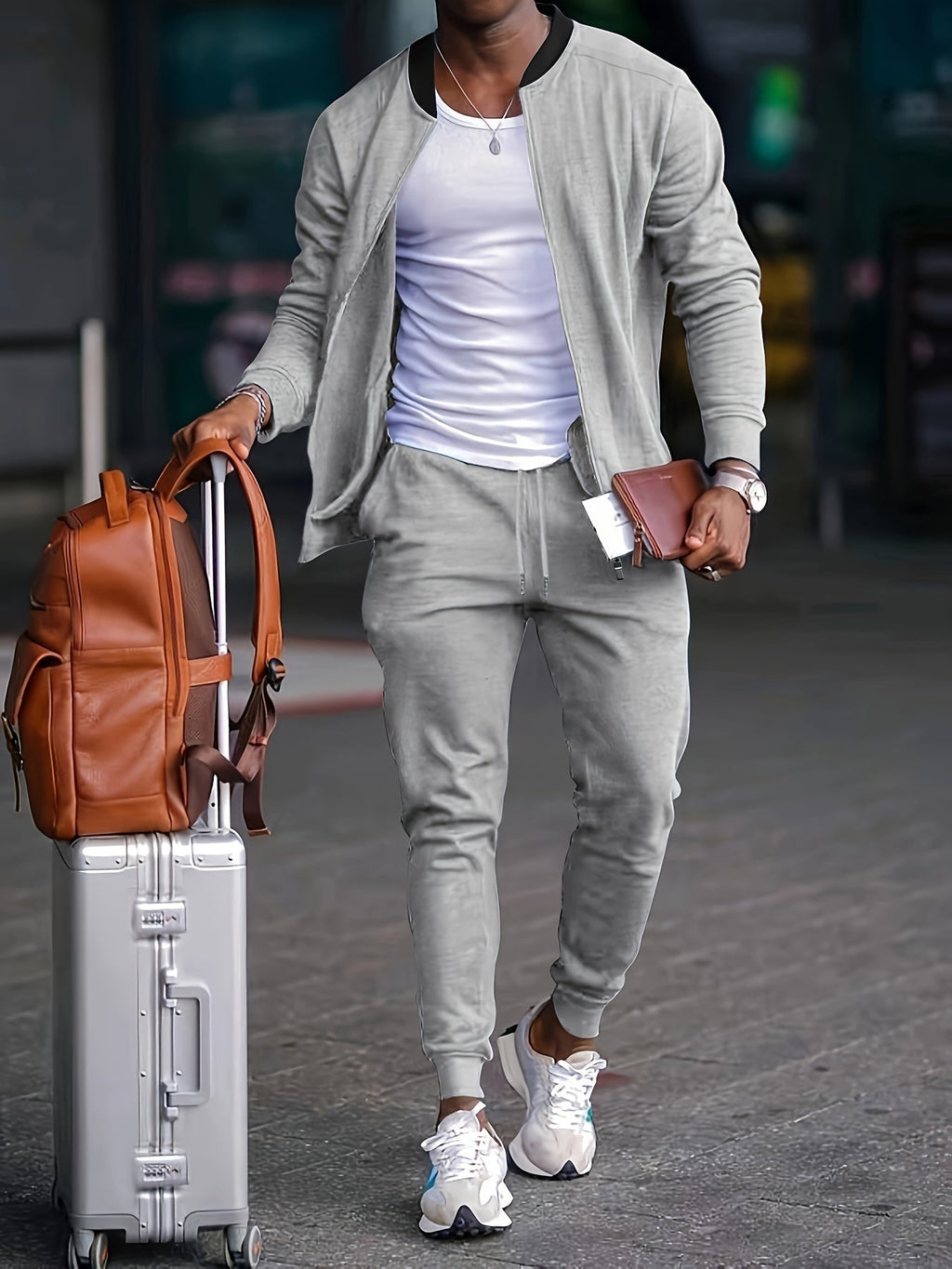 Isaac™ | Chándal con chaqueta de cremallera y jogger