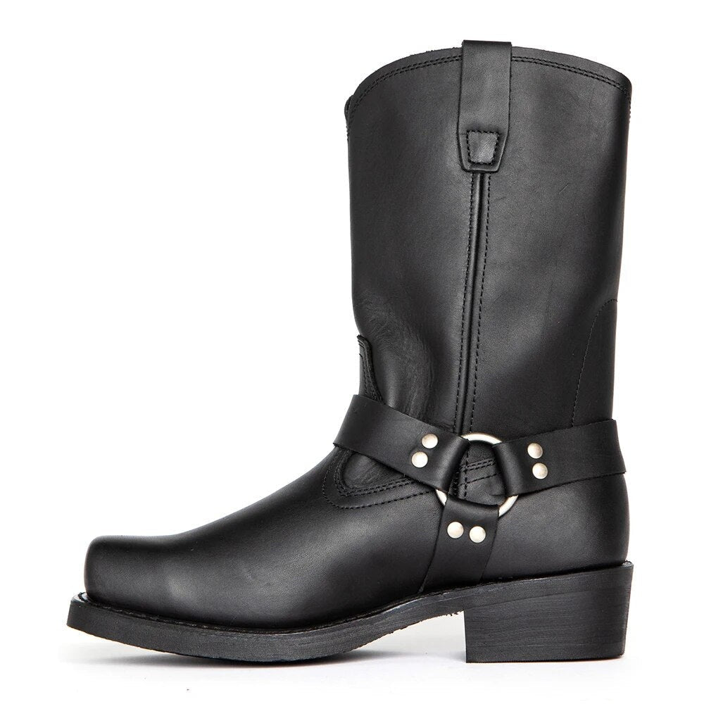 Joseph™ | Botas camperas de piel de media caña con arnés