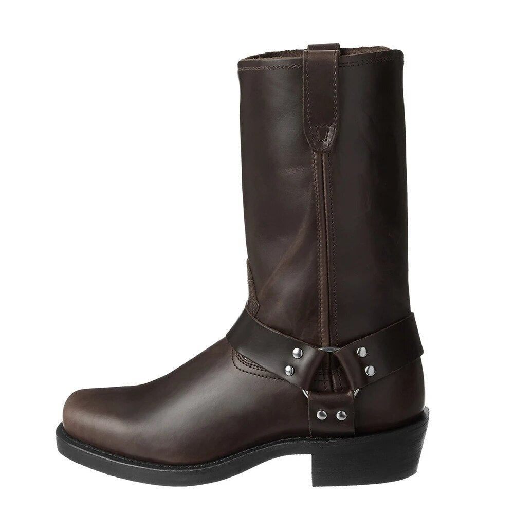 Joseph™ | Botas camperas de piel de media caña con arnés