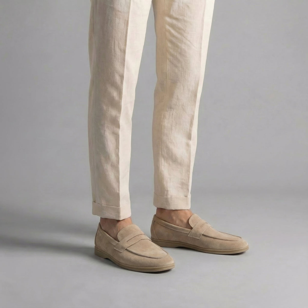 Dylan™ | Mocasines de ante con suela ligera