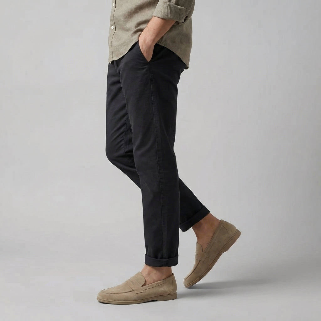 Dylan™ | Mocasines de ante con suela ligera
