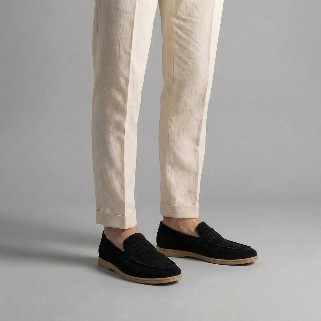 Dylan™ | Mocasines de ante con suela ligera