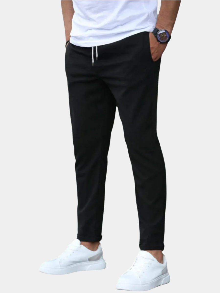 Marcus™ | Pantalón chino slim de algodón elástico