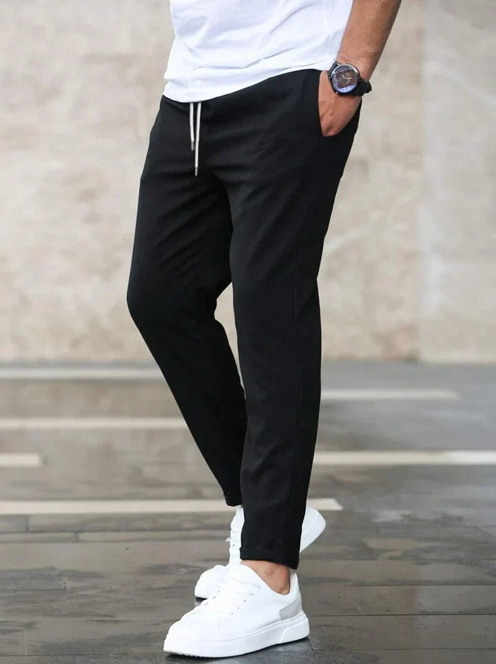 Marcus™ | Pantalón chino slim de algodón elástico