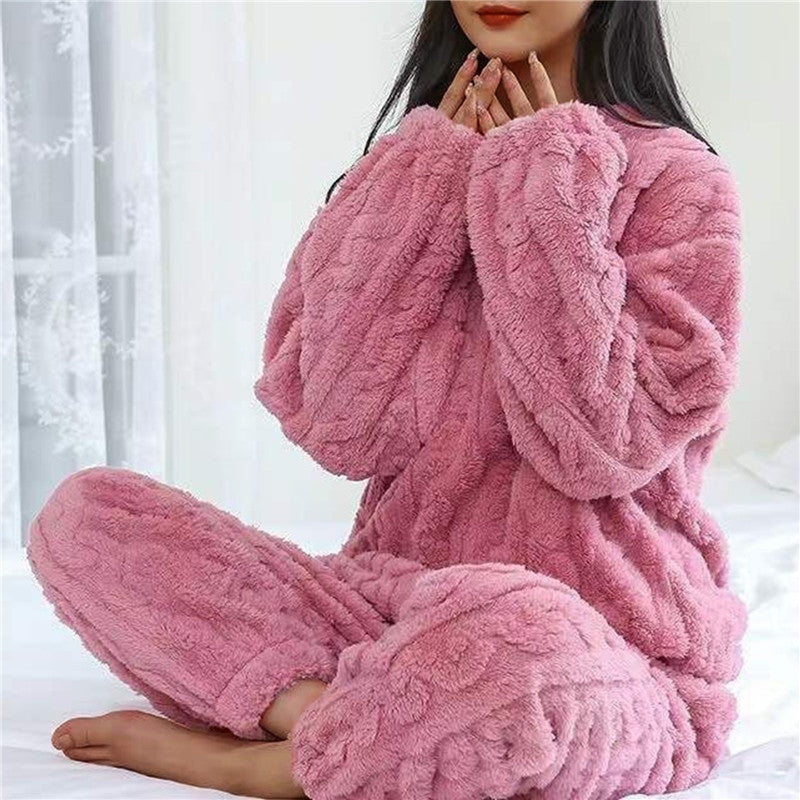 Hailey™ | Pijama de forro polar con cuello redondo