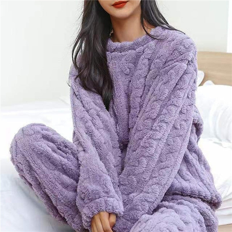 Hailey™ | Pijama de forro polar con cuello redondo