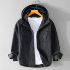 Spencer™ | Sobrecamisa oversize de algodón con capucha