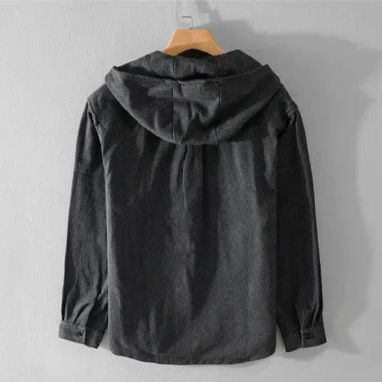 Spencer™ | Sobrecamisa oversize de algodón con capucha