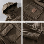 Spencer™ | Sobrecamisa oversize de algodón con capucha