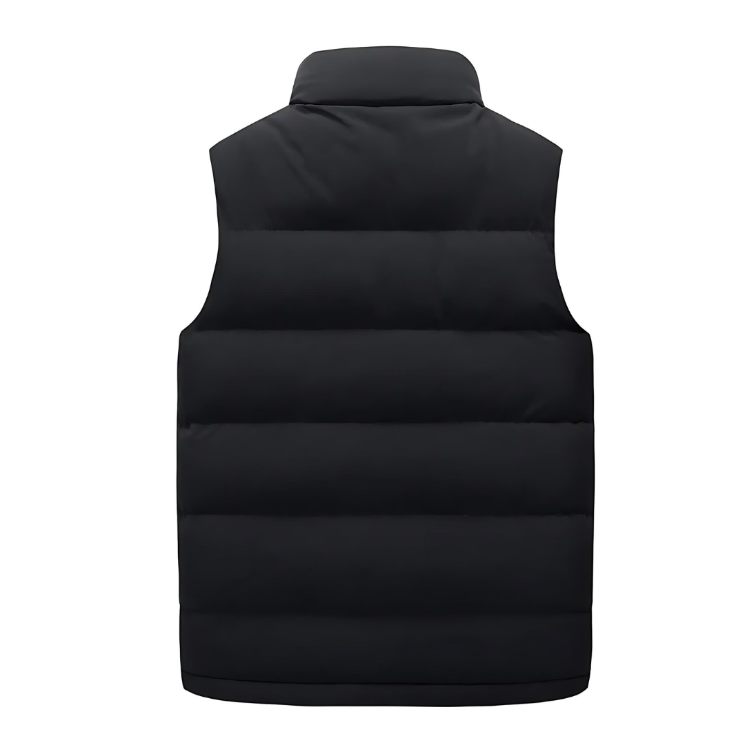 Byron™ | Chaleco acolchado de hombre con cuello alto y cremallera