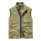 Tristan™ | Chaleco multibolsillos de nailon con cuello alto