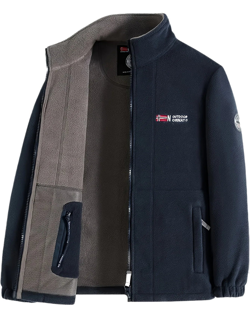 Elias™ | Chaqueta polar con cremallera completa y cuello alto
