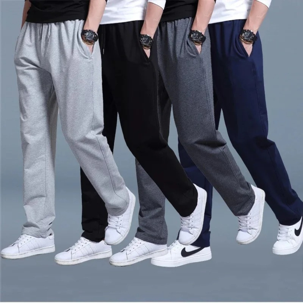 Richard™ | Pantalón de chándal recto con bolsillos con cremallera