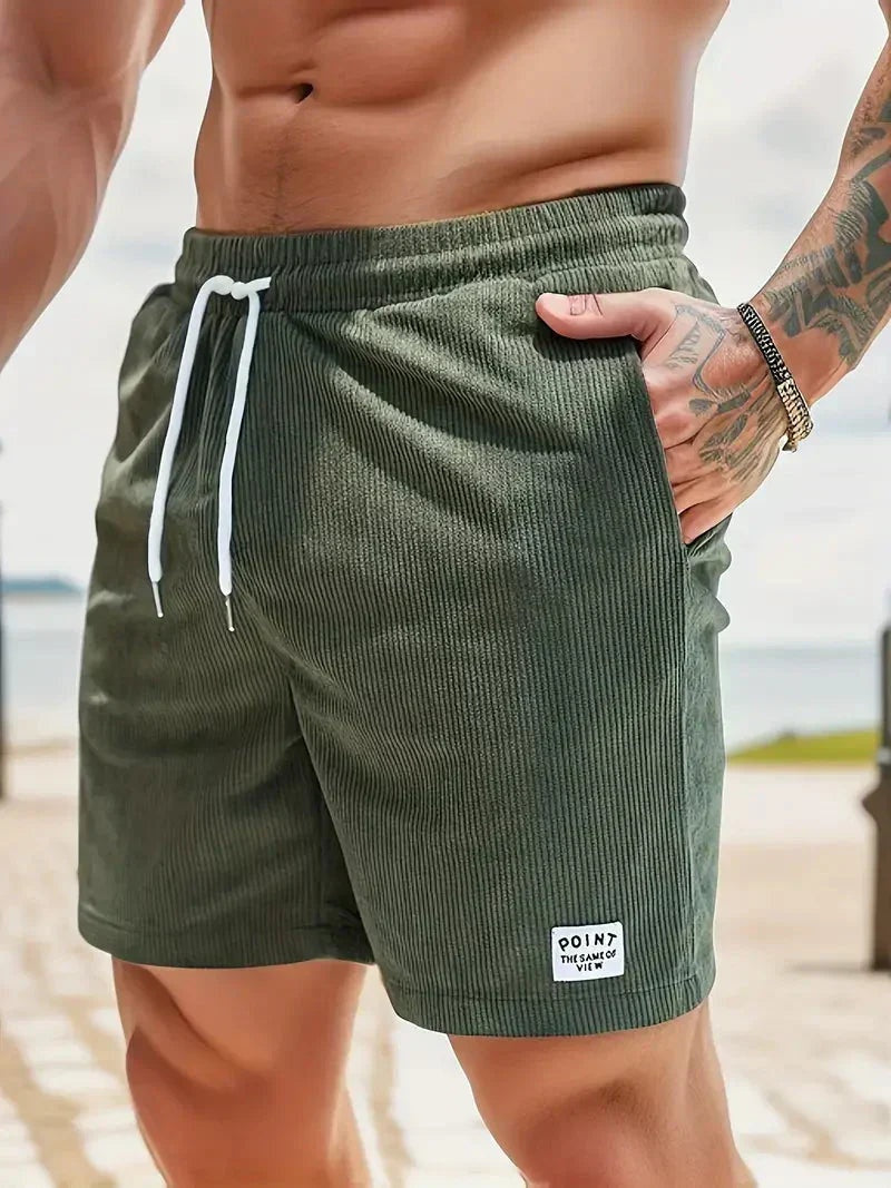 Walter™ | Pantalón corto de pana con cintura elástica
