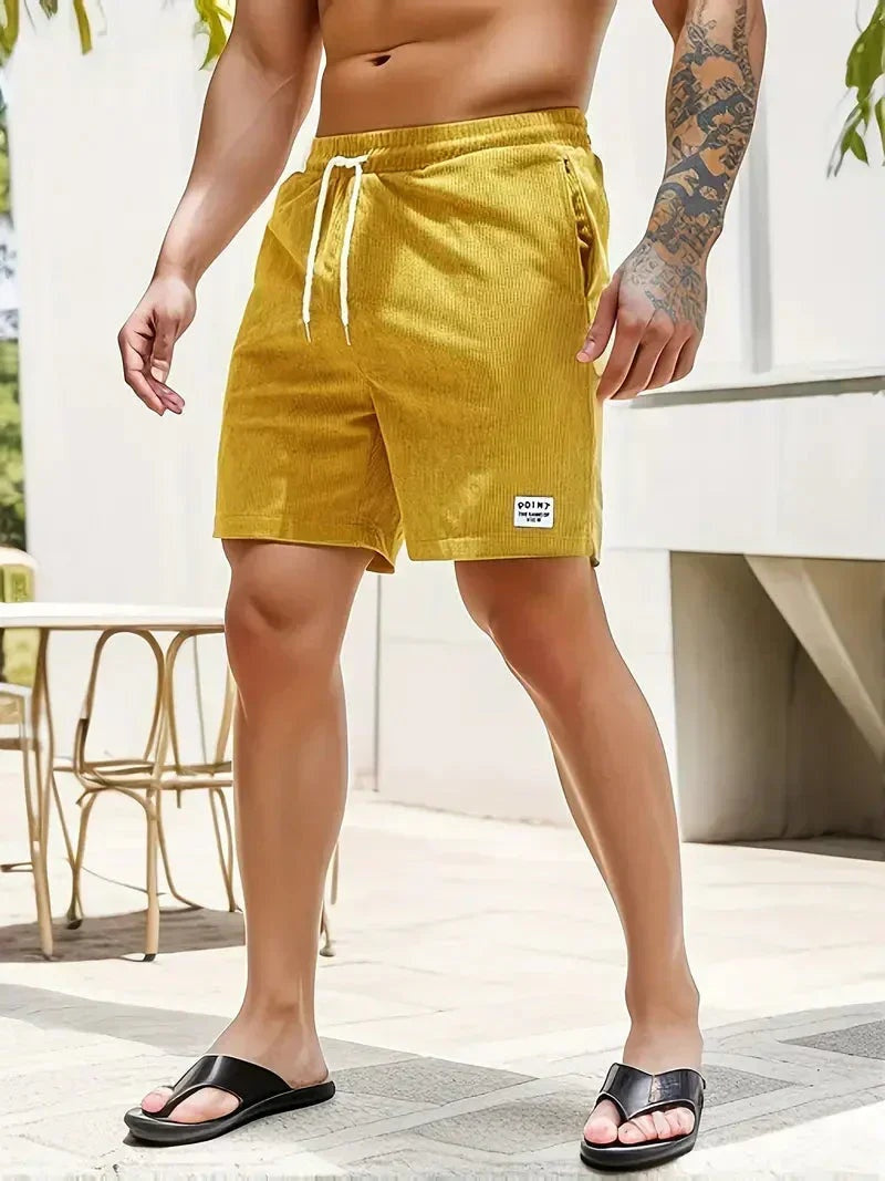 Walter™ | Pantalón corto de pana con cintura elástica