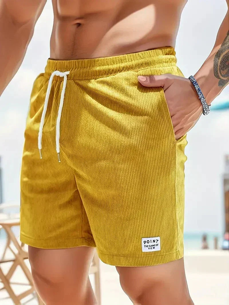 Walter™ | Pantalón corto de pana con cintura elástica