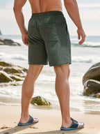 Walter™ | Pantalón corto de pana con cintura elástica