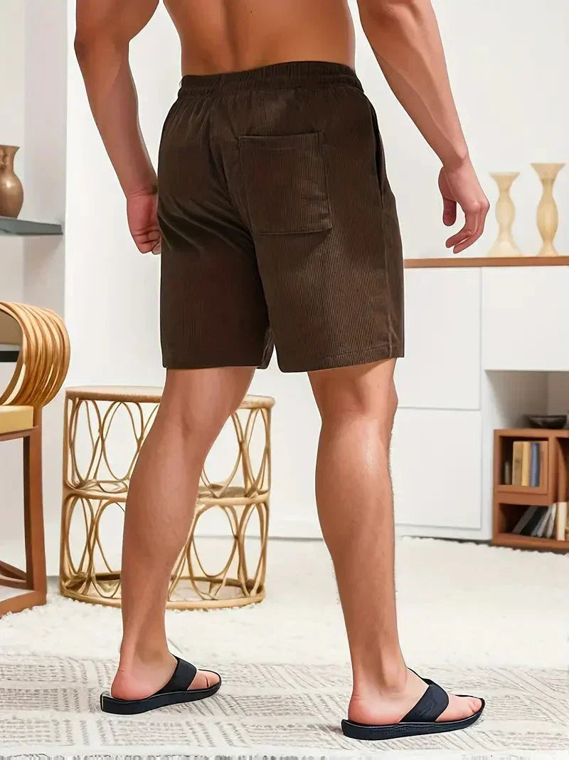 Walter™ | Pantalón corto de pana con cintura elástica