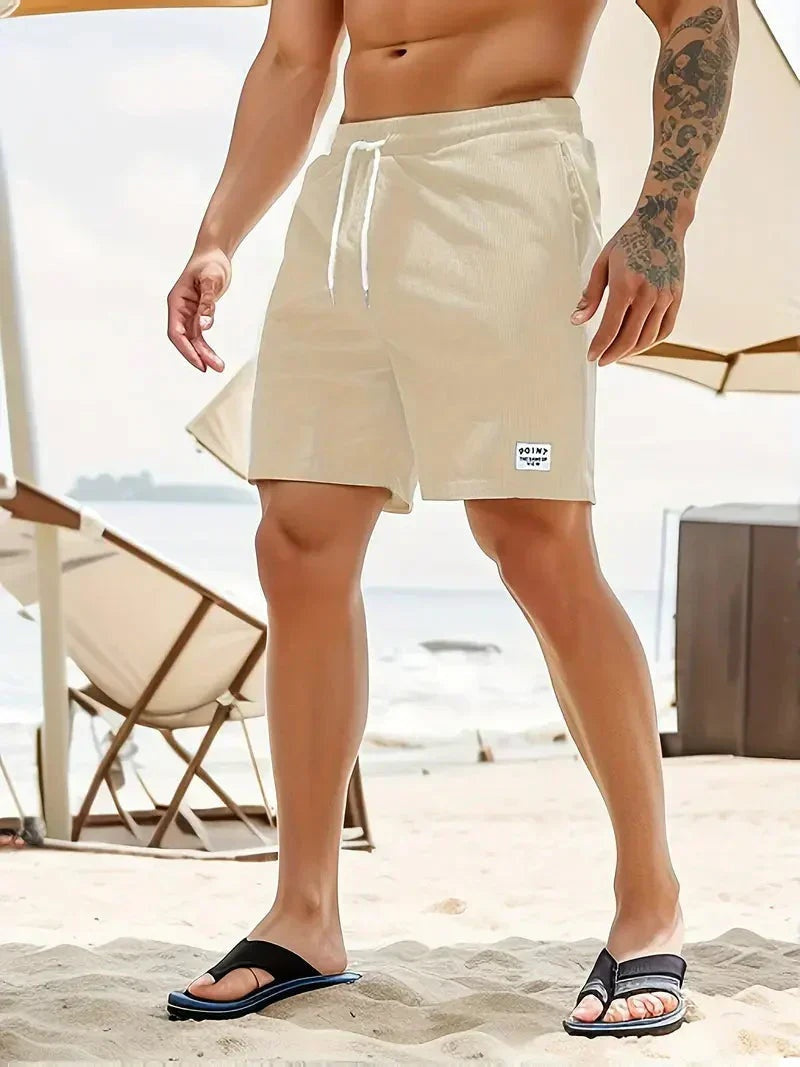Walter™ | Pantalón corto de pana con cintura elástica