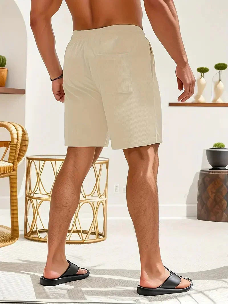 Walter™ | Pantalón corto de pana con cintura elástica