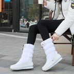 Camille™ | Botas de nieve impermeables acolchadas con suela plana