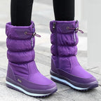 Camille™ | Botas de nieve impermeables acolchadas con suela plana