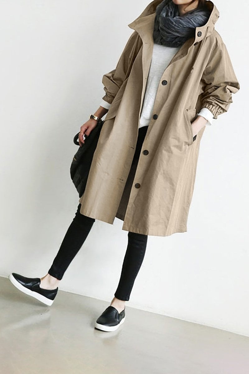 Isla™ | Chaqueta ligera con capucha y manga tres cuartos